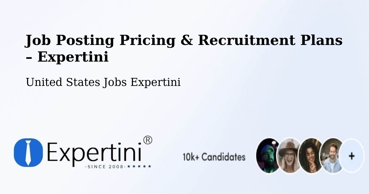Job Posting Pricing & Recruitment Plans – Grand Rapids - Grand Rapids, United States Jobs Expertini